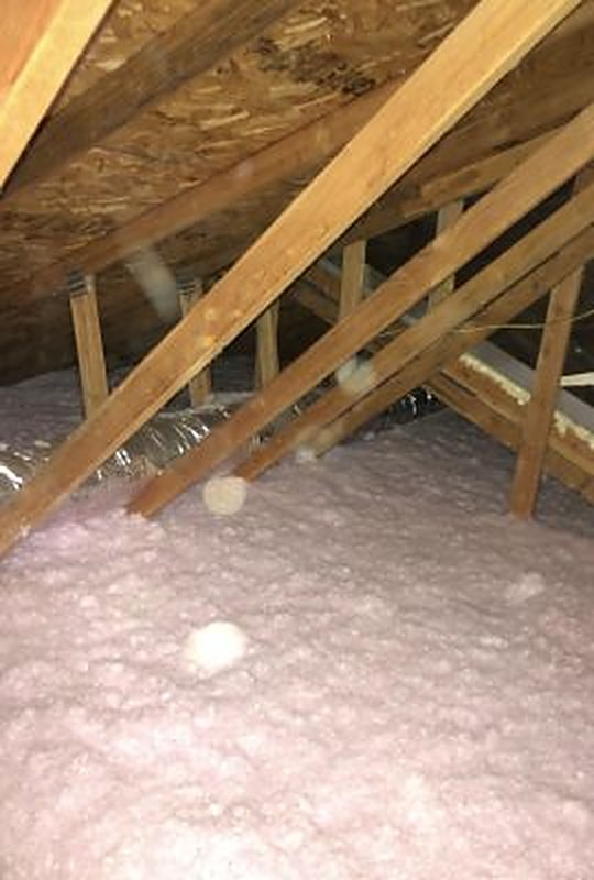 Attic floor brought up to depth